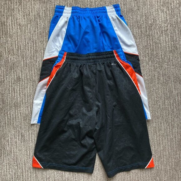 Lot of 2 Men's Small Nike Elite KD Dri Fit Basketball Shorts Blue Orange - Picture 3 of 3